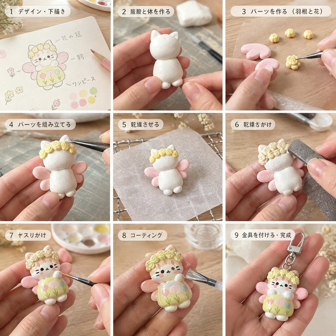 粘土から生まれる、小さな幸せ