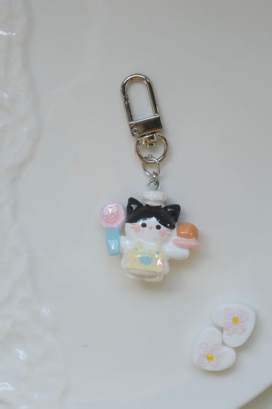 お菓子作り子ねこ  チャーム